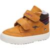 Sneaker KANGAROOS "KaVu Primo V", Gr. 23, gelb (wheat), Synthetik, Textil, sportlich, Schuhe, mit Klettverschluss