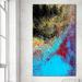 Orren Ellis 'Receive Power, Acts 1:8' by Mark Lawrence Painting Print Canvas in Black/Blue/Yellow | 63.5 H x 33.5 W x 1.5 D in | Wayfair