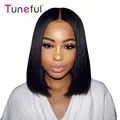 Perruques Bob Lace Frontal wig naturelles lisses – Tuneful perruques Lace Frontal wig cheveux