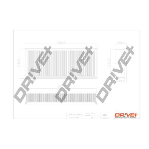 Drive+ Luftfilter für FORD 1216907 1120167 1581167 DP1110.10.0089