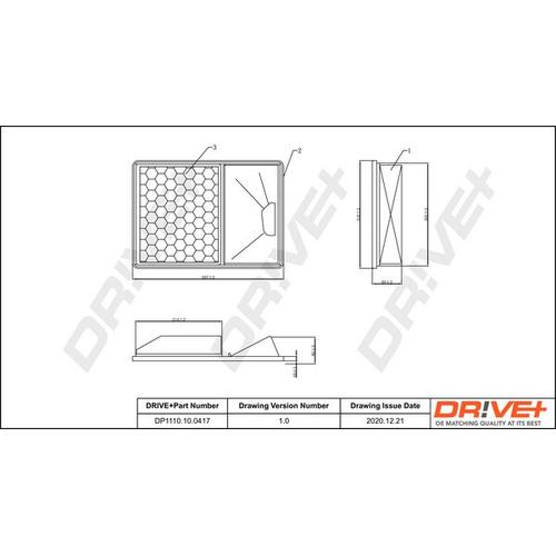 Drive+ Luftfilter für IVECO 5801317096 DP1110.10.0417