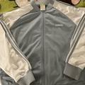 Adidas Jackets & Coats | Adidas Jacket Gray And White (Size Large)Obo | Color: Gray/White | Size: Xl
