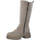 Marco Tozzi Damen 2-2-25600-29 Kniehohe Stiefel, Taupe Nubuck, 40 EU