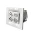 AirTech-UK Bathroom Extractor Fan with 4 x 3 W LED Light Ceiling 100mm / 4 inches Exhaust Fan