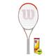 Wilson Tempest 112 Tennis Racket & 3 Wilson Championship Tennis Balls