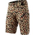Troy Lee Designs Lilium Leopard Ladies Bicycle Shorts, multicolored, Size S for Women
