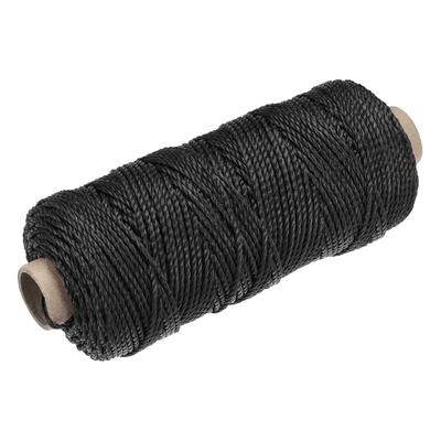 Twisted Nylon Mason Line Black 100M/109 Yard 2MM Dia for DIY Projects