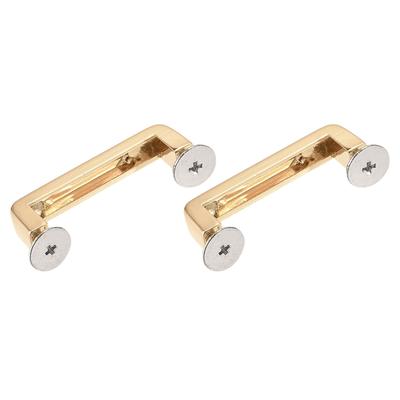 Purse Strap Rings, 2Pcs 40mm Detachable Shackle Buckle for Bag, Gold - Gold Tone