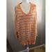 Free People Sweaters | Intimately Free People Striped Knitt Sweater Peach And Yellow Color Size Xs | Color: Orange/White | Size: Xs