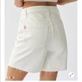 Urban Outfitters Shorts | Bdg Nwt Urban Outfitters Crme 90s Long Inseam Shorts | Color: Cream | Size: 29