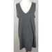 Madewell Dresses | Madewell Sleeveless T-Shirt Dress Womens Size Large | Color: Gray | Size: Large