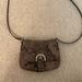 Coach Bags | Coach Snakeskin Brown/Gray Crossbody Purse | Color: Brown/Gray | Size: Os