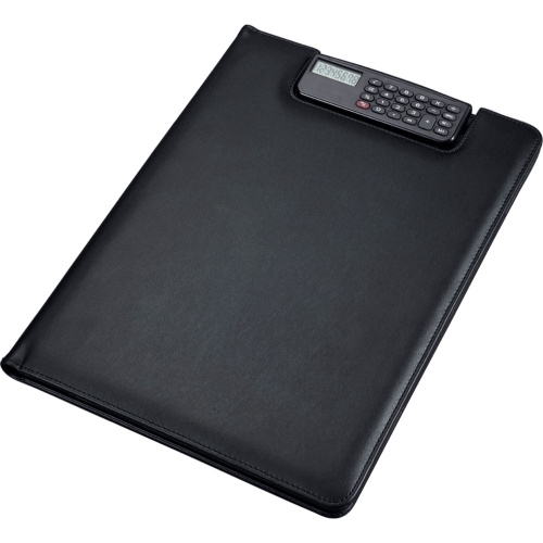 Jüscha Alassio Schreibmappe A4 BRESCIA Lederimitat Arbeitsmappe Auftragsmappe Businessmappe Clipboard schwarz 31500 Image