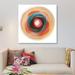 East Urban Home Soft Circle by PI Studio - Gallery-Wrapped Canvas Giclée Canvas in Gray | 37 H x 37 W x 1.5 D in | Wayfair