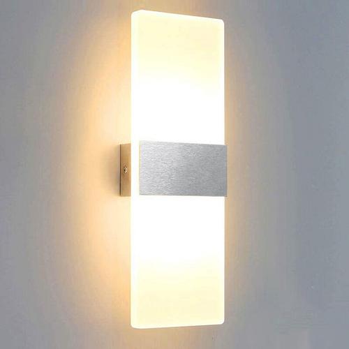 Swanew – led Wandleuchte Innen/Außen Wandleuchten Modern Wandlampe Wandbeleuchtung Treppenhaus Flur