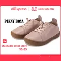 PEKNY BOSA-Chaussures souples en cuir pour filles taille 25 à 35