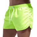 Short de bain pour homme short de plage uni séchage rapide short de fitness décontracté pour