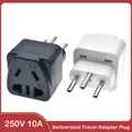 Adaptateur de voyage type J 250V 10A AU/US/UE vers Suisse prise de courant alternatif suisse