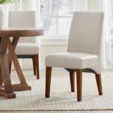 Remi Dining Side Chairs, Set Of Two - Black Walnut, Black Walnut/Marbled Navy - Grandin Road