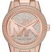 Michael Kors Accessories | Michael Kors Women's Ritz Stainless Steel Watch With Crystal Topring | Color: Pink | Size: Os