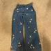 Free People Jeans | Daisy Wide Leg Jeans | Color: Blue/Yellow | Size: 31