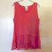 Anthropologie Tops | Eri+Ali Tank From Anthropologie. Size Large Pink/Salmon Top. Nwot. | Color: Orange/Pink | Size: L