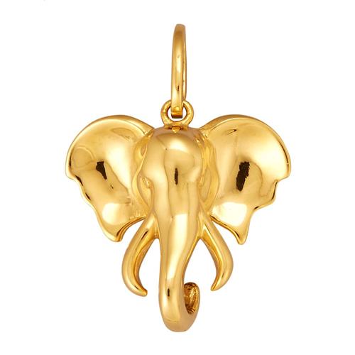 Anhänger - Elefant - - Elefant - Diemer Gold, gelbgold