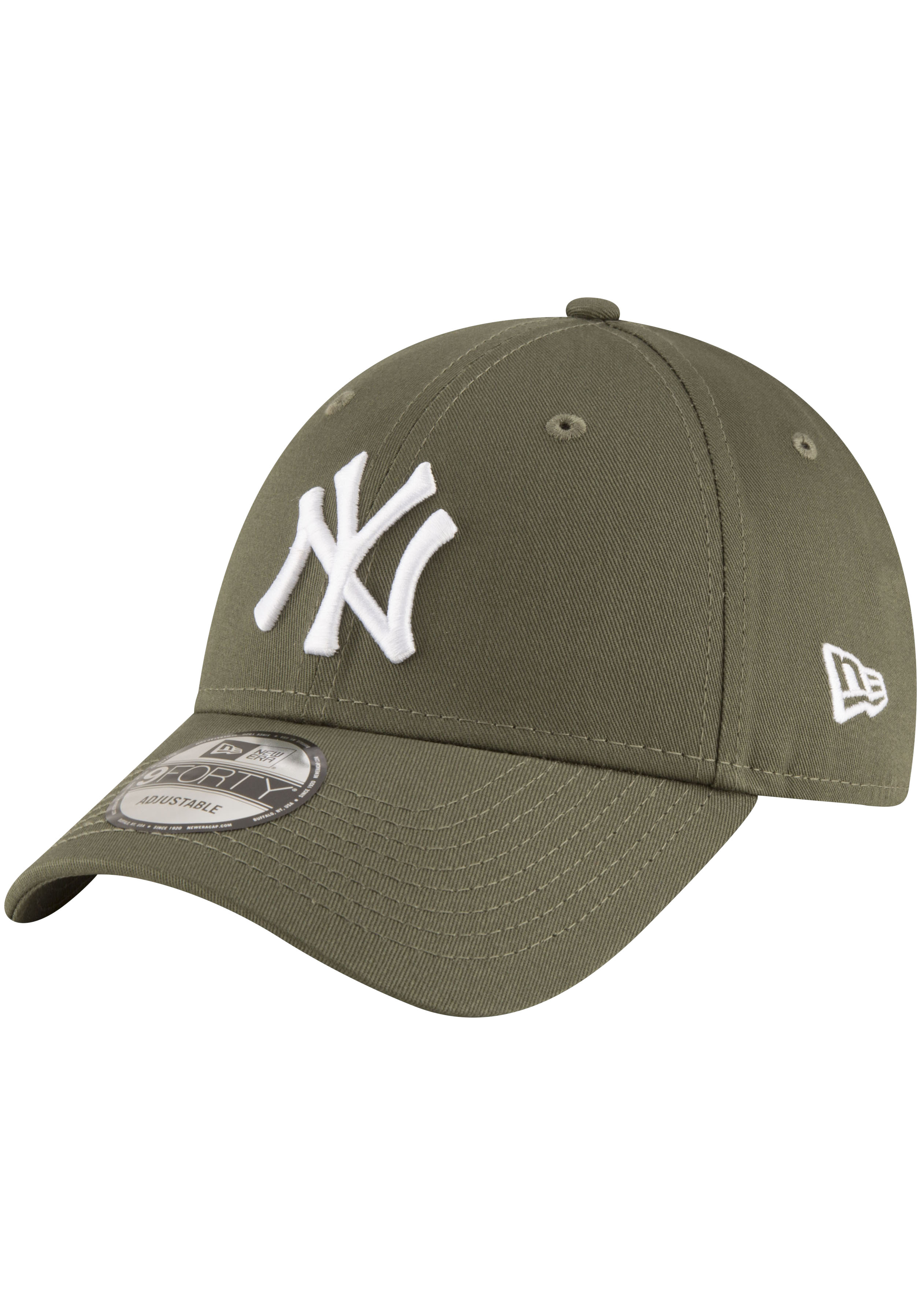 Baseball Cap NEW ERA "LEAGUE ESSENTIAL 9FORTY LEAGUE", Herren, grün (khaki), Baumwolle, Caps
