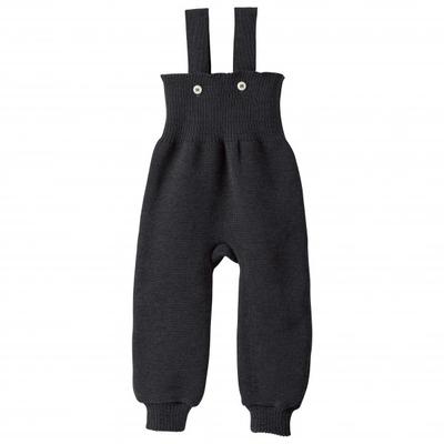 disana - Kid's Strick-Trägerhose - Overall Gr 98/104 schwarz