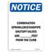 SignMission Combination Sprinkler Standpipe Sign Plastic in Black/Blue/White | 18 H x 12 W x 0.1 D in | Wayfair OS-NS-A-1218-V-10714
