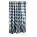 Gracie Oaks Chestermere Checkered Room Darkening Outdoor Rod Pocket Single Curtain Panel Polyester in Green/Blue/White | 56" W x 48" L | Wayfair