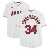 Noah Syndergaard White Los Angeles Angels Autographed Nike Replica Jersey with "Thor" Inscription