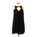 BCBGeneration Casual Dress - Shift: Black Solid Dresses - Women's Size X-Small