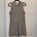 Madewell Dresses | Madewell Cotton Knit Black & White Stripe Sleeveless Dress Size Large | Color: Black/White | Size: L