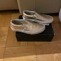 Vans Shoes | **Used** Vans Classic Metallic Bronze Slip On Sneakers -Size 6.5 | Color: Gold/White | Size: 6.5