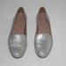 J. Crew Shoes | J. Crew Metallic Suede Cleo Loafers In Size 7 | Color: Silver | Size: 7