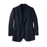 Men's Big & Tall KS Signature 2-Button Classic Blazer by KS Signature in Black Twill (Size 58)