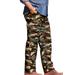 Men's Big & Tall Boulder Creek® Renegade Side-Elastic Waist Cargo Pants by Boulder Creek in Deep Camo (Size 46 40)