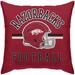 Arkansas Razorbacks 18'' x Helmet Logo Duck Cloth Décor Pillow