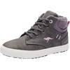 Sneaker KANGAROOS "Kavu X", Gr. 33, grau (grau, rosa), Synthetik, Textil, sportlich, Schuhe, gefüttert
