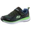 Sneaker SKECHERS "ULTRA GROOVE", Kinder, Gr. 28, blau (navy, schwarz), Textil, Synthetik, sportlich, Schuhe, mit Waterproof-Ausstattung, Freizeitschuh, Halbschuh, Schnürschuh