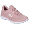 Slip-On Sneaker SKECHERS "Summits", Damen, Gr. 36, rosa, Textil, Synthetik, sportlich, Schuhe, Slipper, Freizeitschuh, Komfortschuh mit gepolstertem Schaftrand