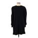 prologue Casual Dress - Shift: Black Solid Dresses - Women's Size X-Small