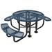 Arlmont & Co. Dillinger Plastic Outdoor Picnic Table Plastic in Blue | 30 H x 72 W x 60 D in | Wayfair 002011F449704090A77D1955990860D8