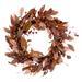 Primrue 22" Artificial Light Fall Berry & Wood Leaf Wreath in Brown | 22 H x 22 W x 8 D in | Wayfair 2F4C32C1495B4F06B250D7D5BCF608C8