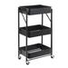 Rebrilliant Himanshee 31.50" H x 16.92" W x 11" D Shelving Unit Wire/Metal in Black | 31.5 H x 16.92 W x 11 D in | Wayfair