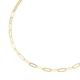 Smart Jewel - Collier ovale Glieder als Mittelteil, Silber 925 Ketten Gold Damen