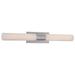 Elementum 4.5"H x 30"W 2-Light Linear Bath Bar in Brushed Nickel