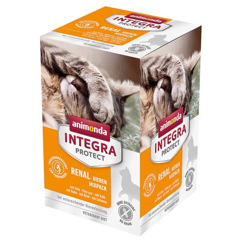 6x 100g Niere - 6 Sorten animonda Integra Protect Katzenfutter nass