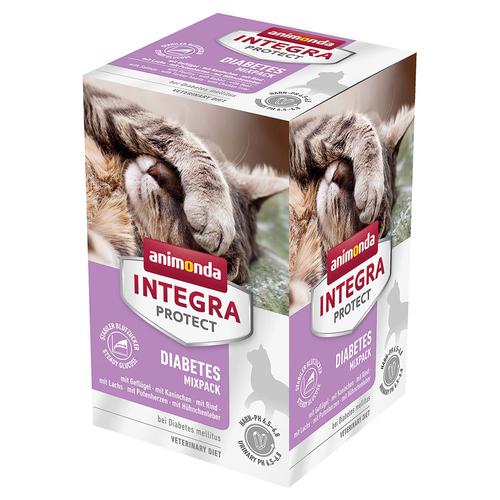 6x 100g Adult Diabetes Mix (6 Sorten) animonda Integra Protect Katzenfutter nass